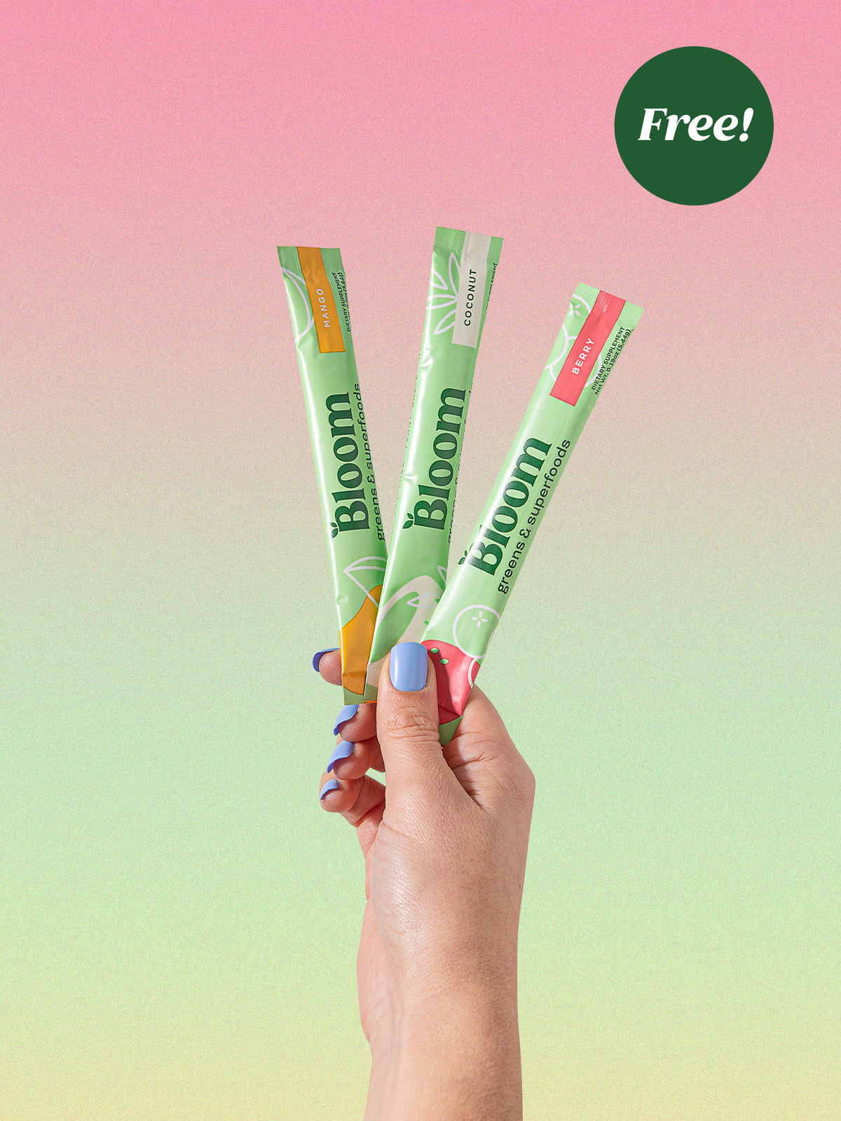 Free Greens Stick Packs